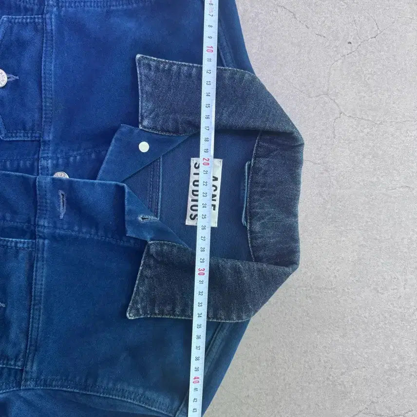 [BUNJANG] Acne Studios Denim Trucker Jacket - Navy / 아크네 스튜디오 데님 트러커 자켓 네이비