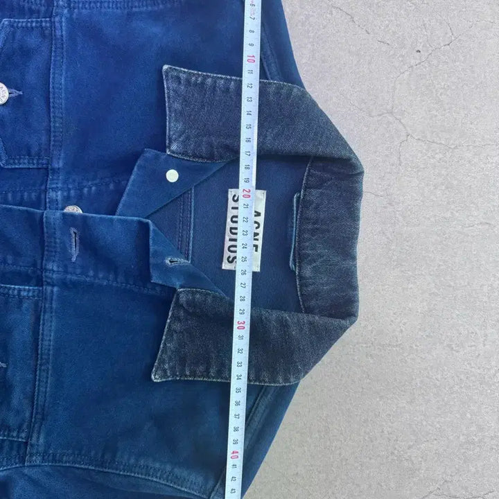 [BUNJANG] Acne Studios Denim Trucker Jacket - Navy / 아크네 스튜디오 데님 트러커 자켓 네이비