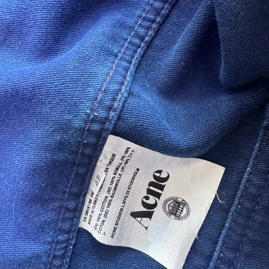 [BUNJANG] Acne Studios Denim Trucker Jacket - Navy / 아크네 스튜디오 데님 트러커 자켓 네이비