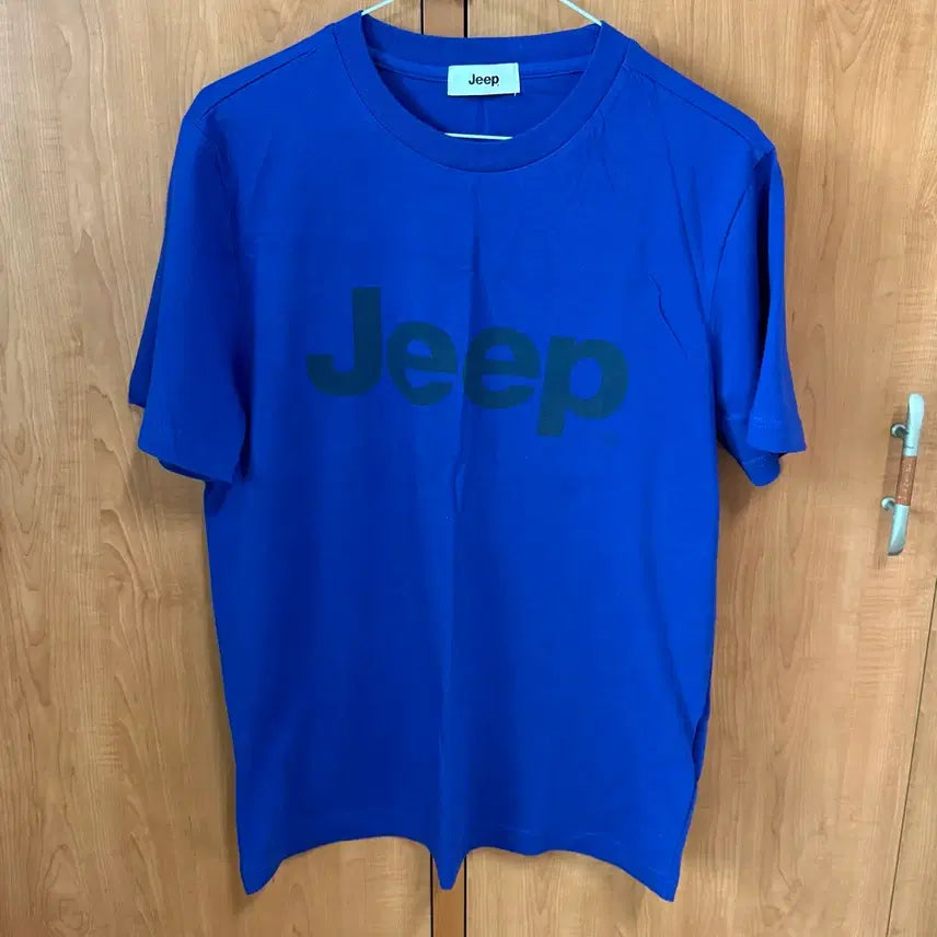 [BUNJANG] Jeep Unisex Blue Short Sleeve T-shirt / JEEP 지프 남성 여성 반팔티셔츠 M95 남녀공용 파란색블루