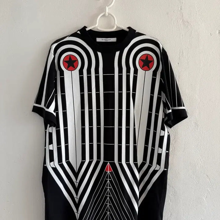 [BUNJANG] Givenchy Robot Print T-Shirt / 지방시 반팔 (한글탭)