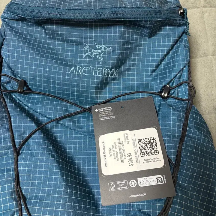 [BUNJANG] Arc'teryx Aerios 18 Backpack - Nightscape / 아크테릭스 에어리어스18 나이트스케이프