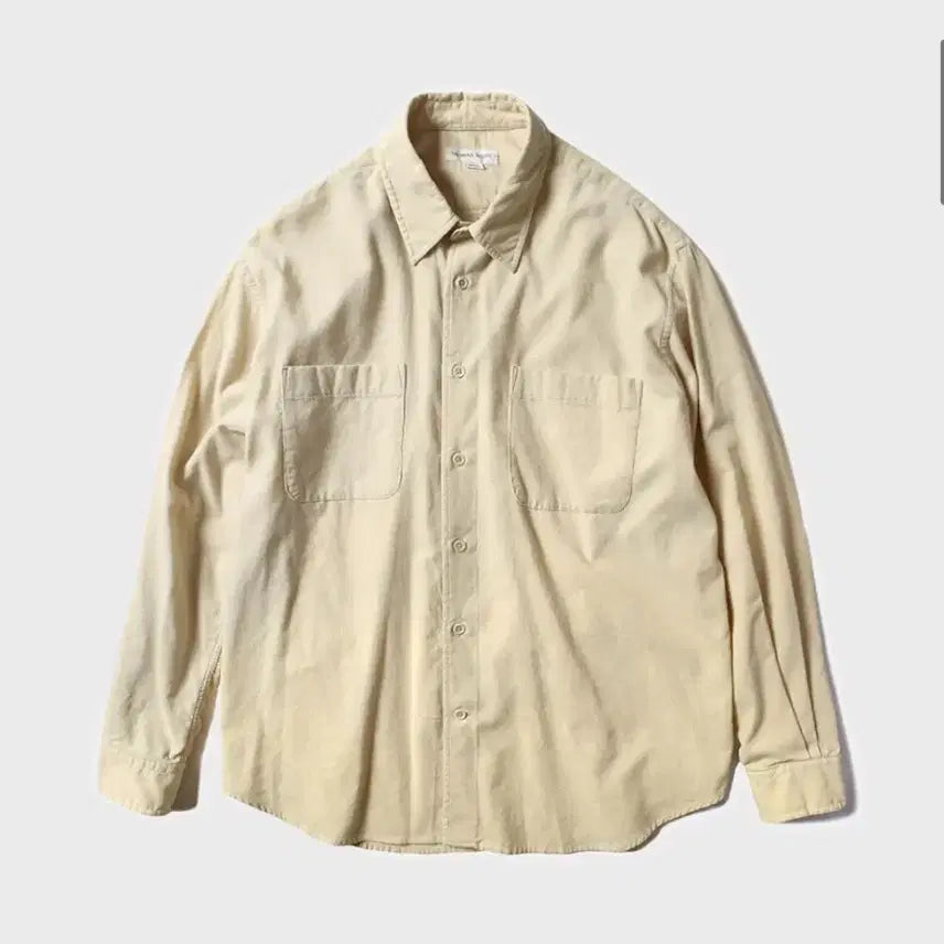 [BUNJANG] Thomas More Corduroy Shirt (Cream) / 토마스모어 코듀로이 셔츠 (크림)