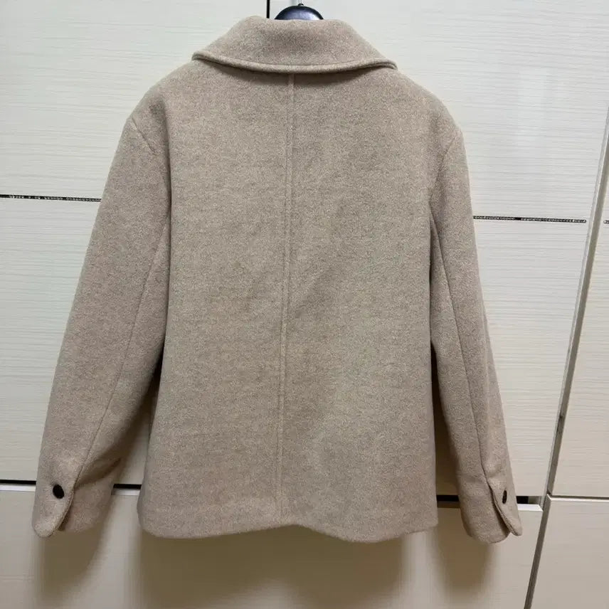 [BUNJANG] Beige Wool Short Coat / 베이지 울  숏코트