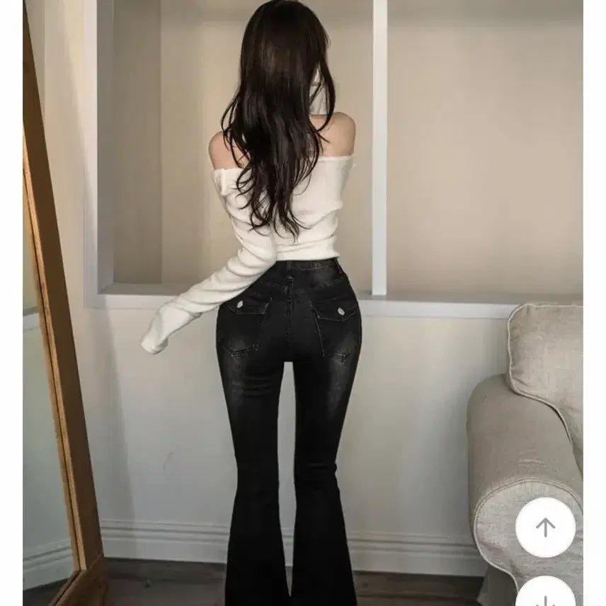 [BUNJANG] Avely Bootcut Jeans / 에이블리 부츠컷 청바지