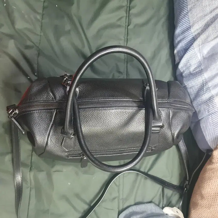 [BUNJANG] Esquire Leather Tote/Shoulder Bag / 에스콰이아  천연가죽   토트백 / 숄더백