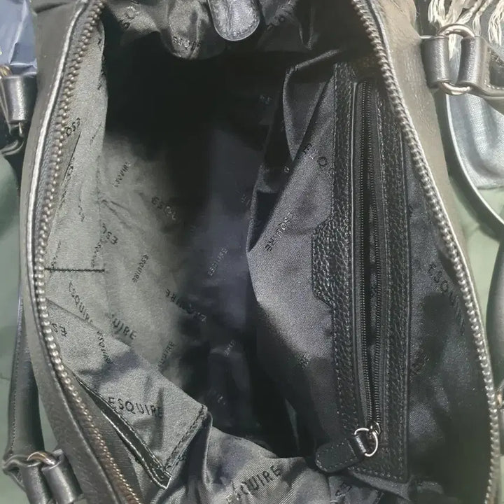 [BUNJANG] Esquire Leather Tote/Shoulder Bag / 에스콰이아  천연가죽   토트백 / 숄더백