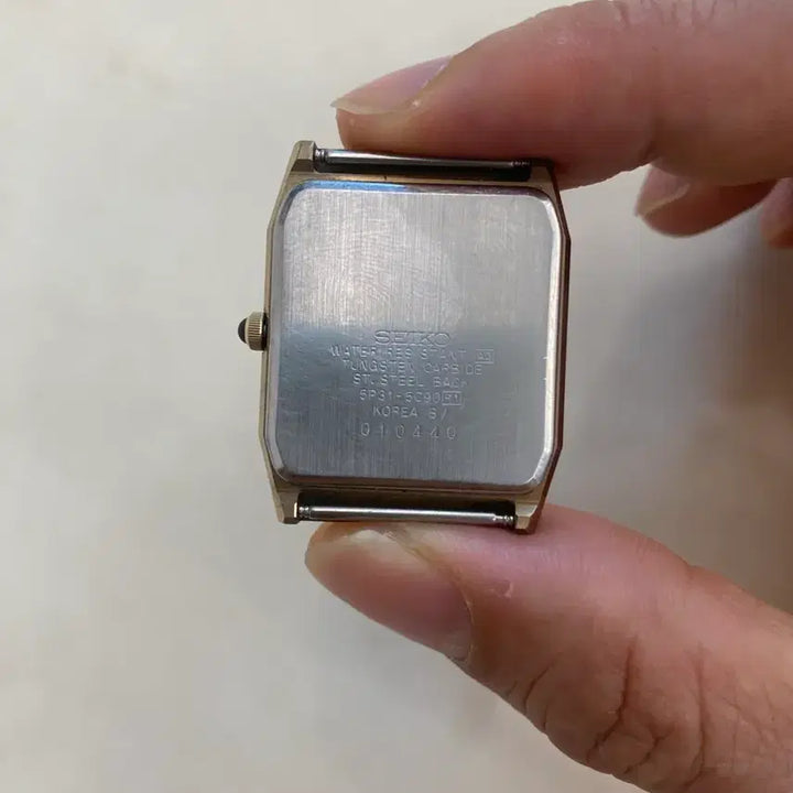 [BUNJANG] Seiko Dolce Tungsten Carbide Watch / 세이코 탱크 돌체 텅스텐카바이드