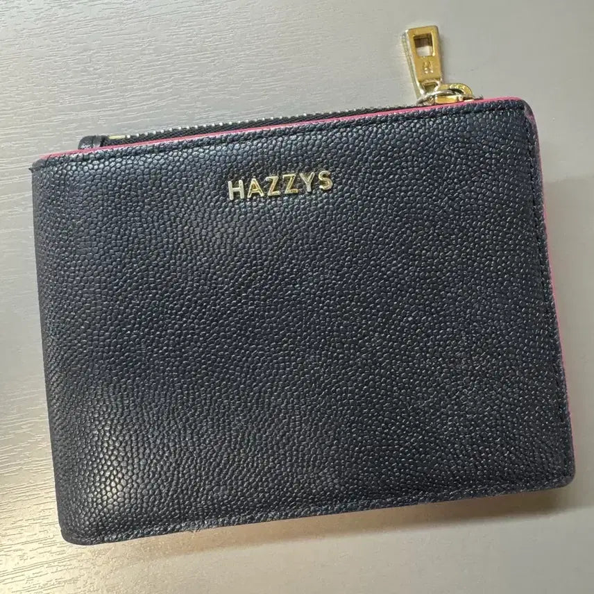 [BUNJANG] Hazzys Black Bi-fold Wallet / 헤지스 블랙 반지갑