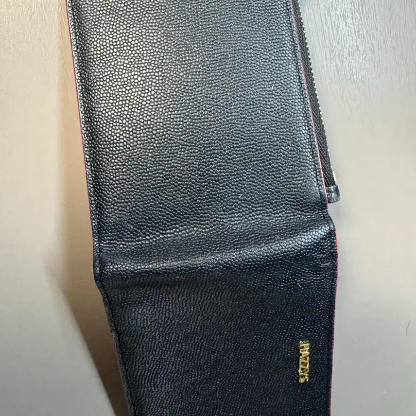 [BUNJANG] Hazzys Black Bi-fold Wallet / 헤지스 블랙 반지갑