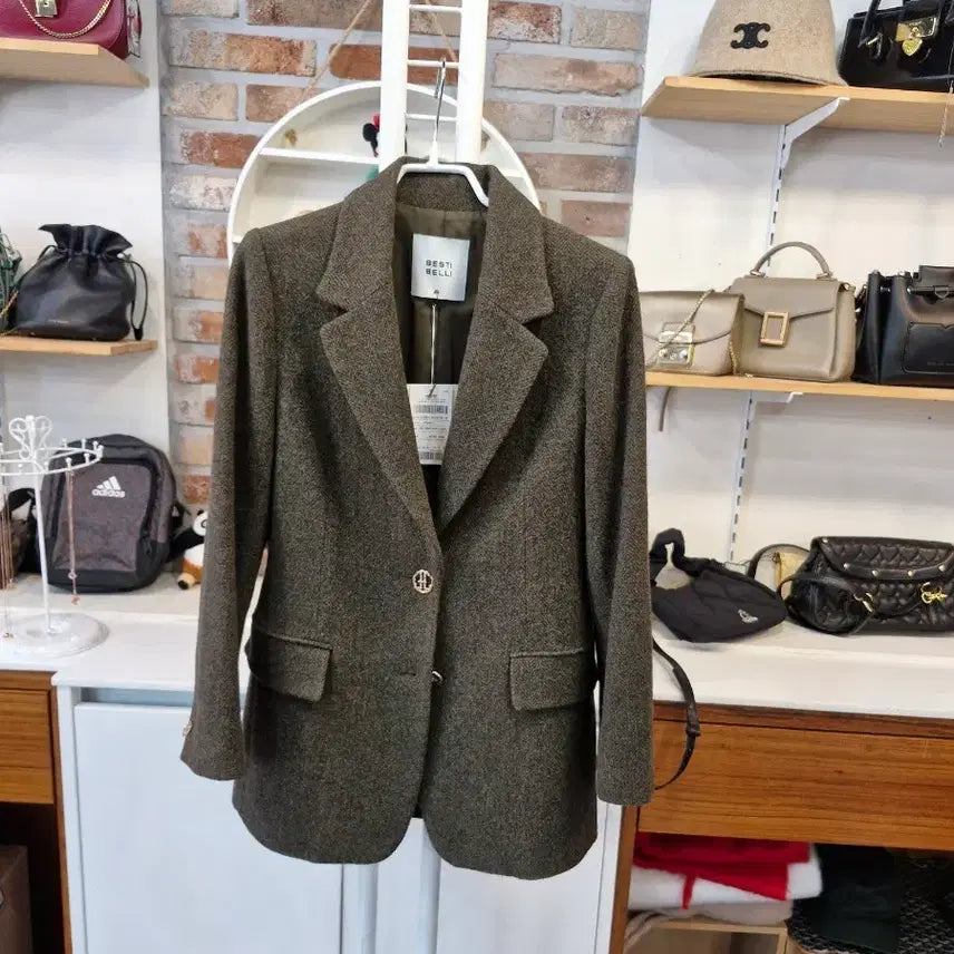 [BUNJANG] Besti Belli Herringbone Wool Jacket / 베스티벨리 헤링본 모직 자켓