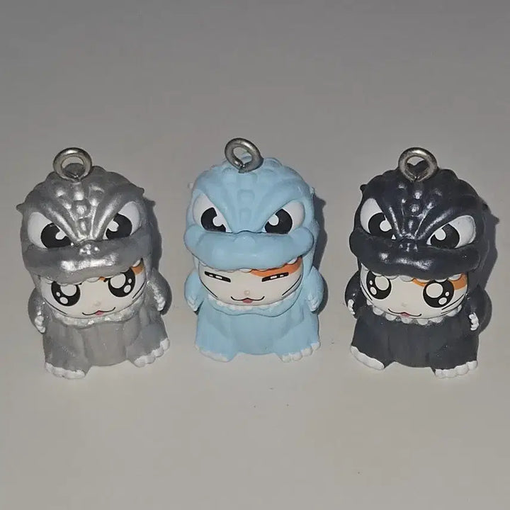 [BUNJANG] Hamutori Godzilla Mini Figure Bundle Set / 햄토리 고질라 미니 피규어 가챠 3종 일괄