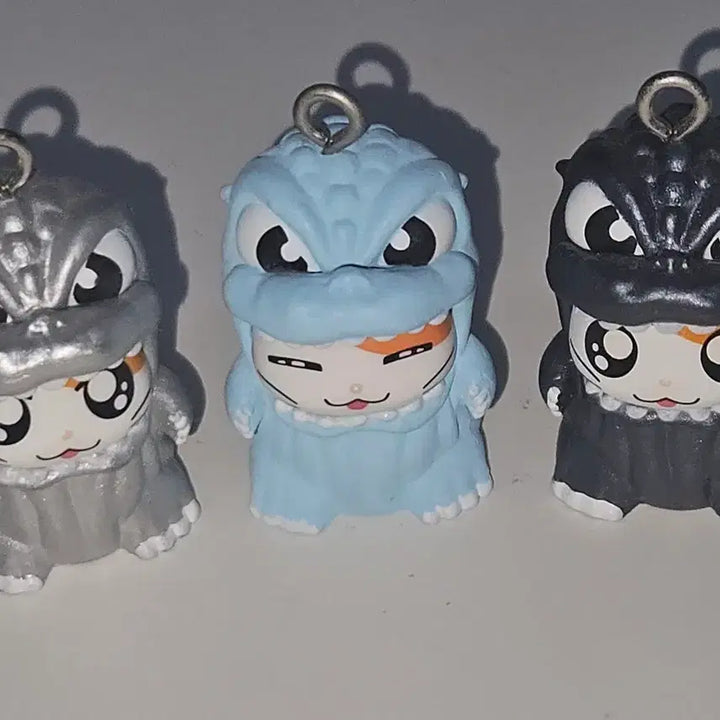 [BUNJANG] Hamutori Godzilla Mini Figure Bundle Set / 햄토리 고질라 미니 피규어 가챠 3종 일괄