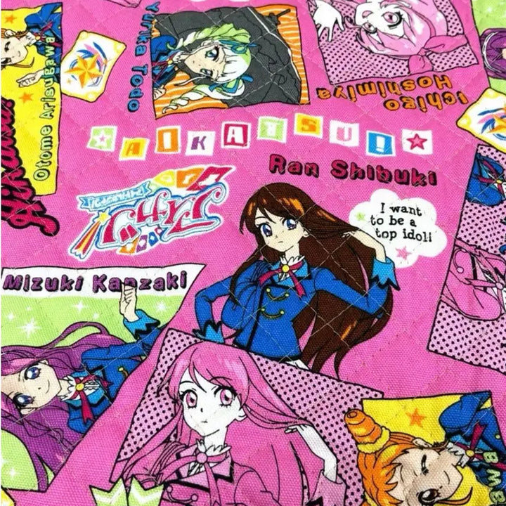 [BUNJANG] Aikatsu! Classic Fabric Custom Cover / 아이카츠 고전원단 다이어리 커버 여권커버 이북리더기 파우치 매트 카드지갑