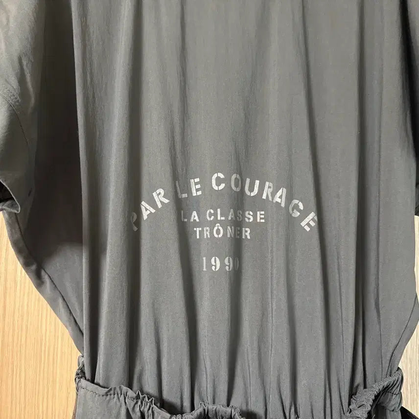 [BUNJANG] System Charcoal Long Belted Dress / 시스템 벨트원피스