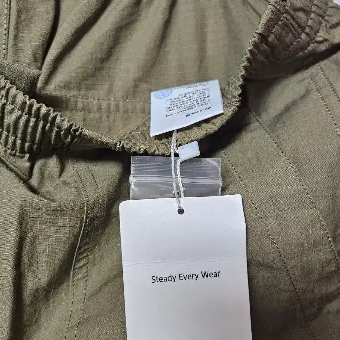 [BUNJANG] Steady-Everywhere Easy Banding Fatigue Pants (Olive) Size 4 / (품절) 새상품 스테디에브리웨어 이지 밴딩 퍼티그 팬츠 (올리브) 4