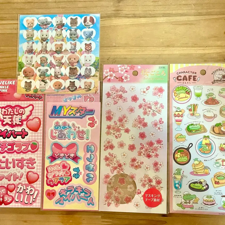 [BUNJANG] Mindwave, Snipsnipesnip, Sylvanian Families Sticker Bundle / 다꾸 스티커 일괄 (마인드웨이브, 스닙스니페티스닙, 실바니안)