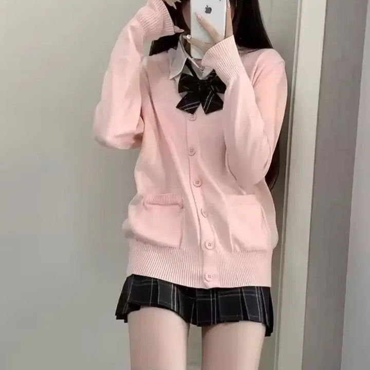 [BUNJANG] JK Uniform Set / 풀구성 현물))지뢰계 jk교복 양산형 서브컬쳐 일녀 셋업