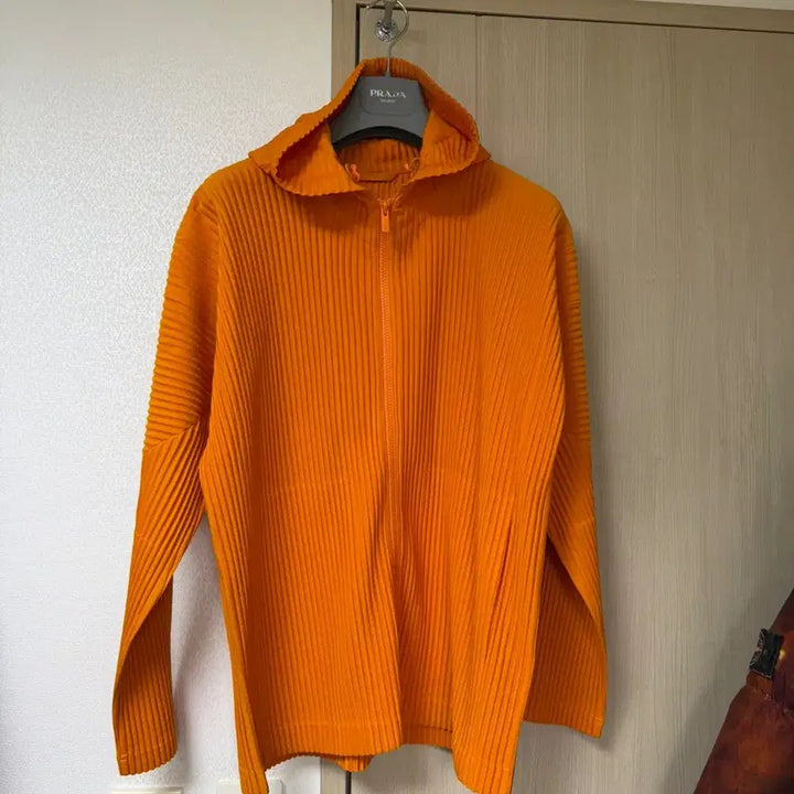 [BUNJANG] Homme Plisse Pleats Hooded Zip-up / [3] 옴므플리세 플리츠 후드집업