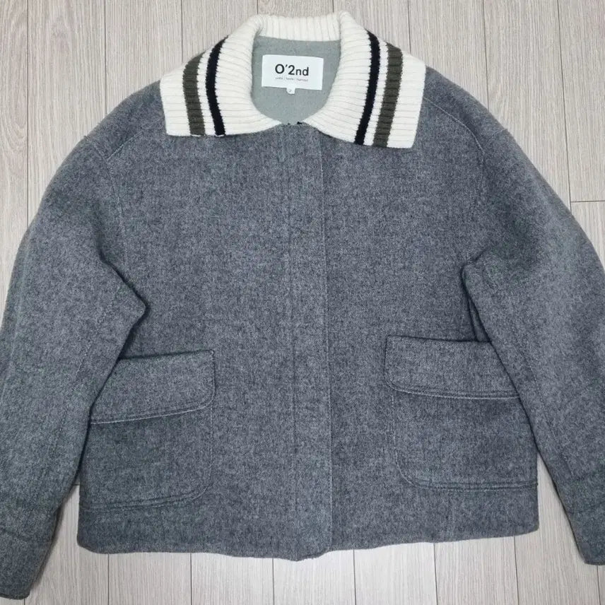 [BUNJANG] O'zocen Gray Wool Jacket / 오즈세컨