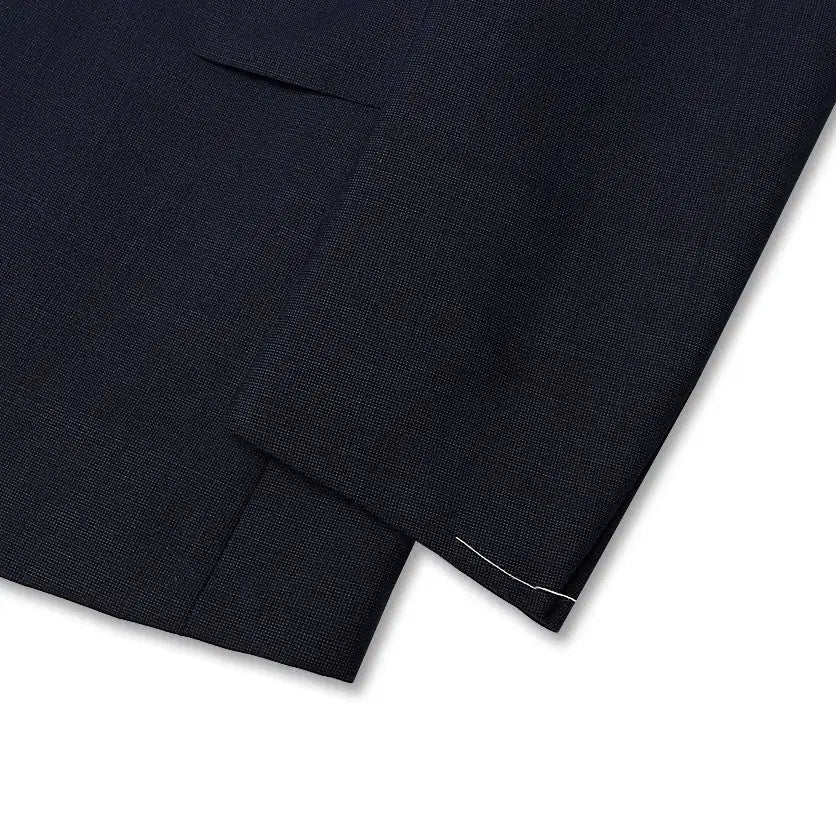 [BUNJANG] Ring Jacket Navy Wool Mohair Suit / 링자켓 [Ring Jacket] 네이비 울 모헤어 블랙 라벨 수트