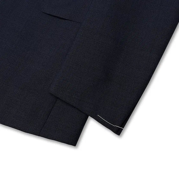 [BUNJANG] Ring Jacket Navy Wool Mohair Suit / 링자켓 [Ring Jacket] 네이비 울 모헤어 블랙 라벨 수트