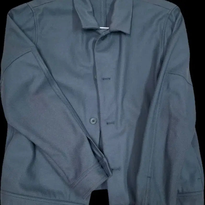 [BUNJANG] COS Wool Shirt Jacket - Airforce Blue / [M] 코스 울 셔츠 자켓 에어포스블루