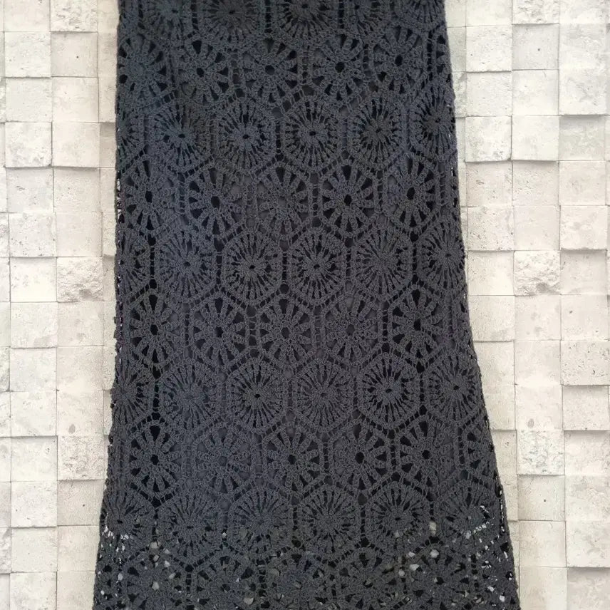 [BUNJANG] Thom Greyhound Knit Long Skirt / 톰그레이하운드 진그레이 뜨개 롱스커트