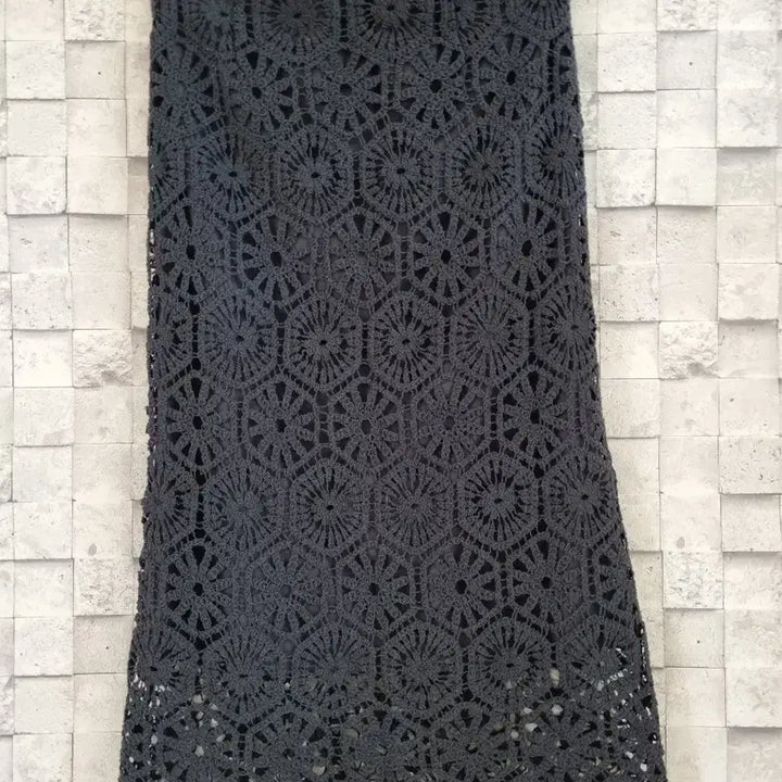 [BUNJANG] Thom Greyhound Knit Long Skirt / 톰그레이하운드 진그레이 뜨개 롱스커트