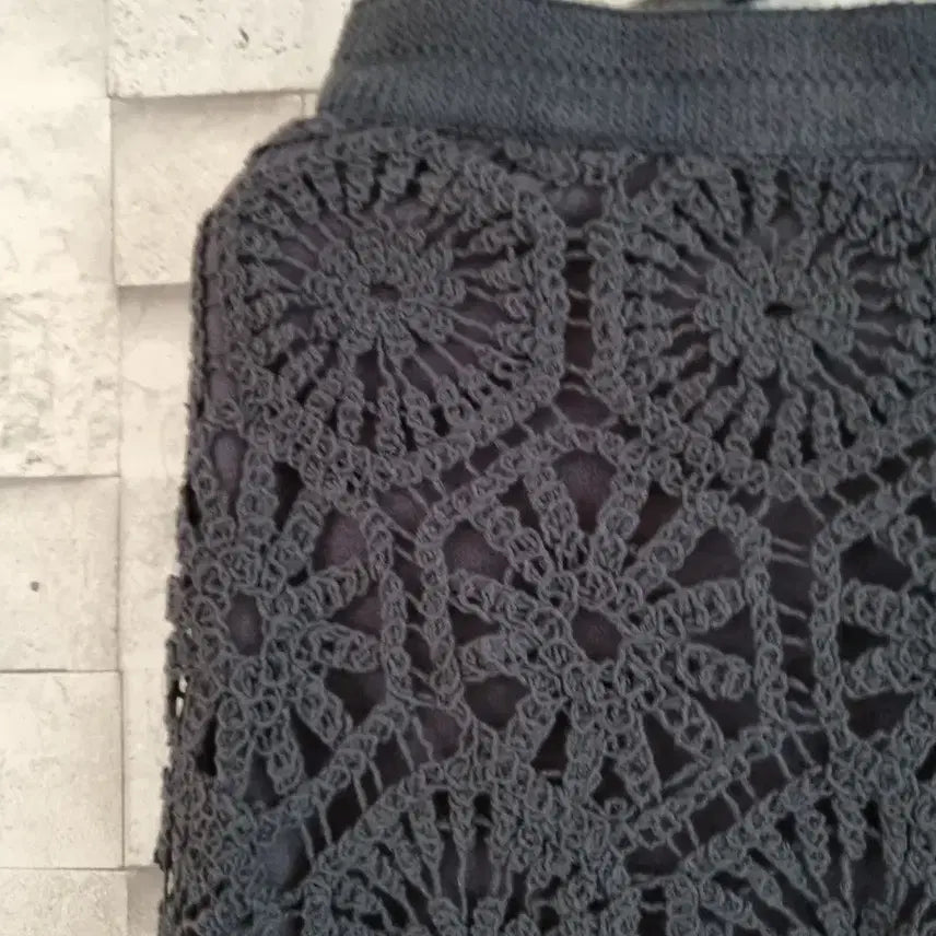 [BUNJANG] Thom Greyhound Knit Long Skirt / 톰그레이하운드 진그레이 뜨개 롱스커트