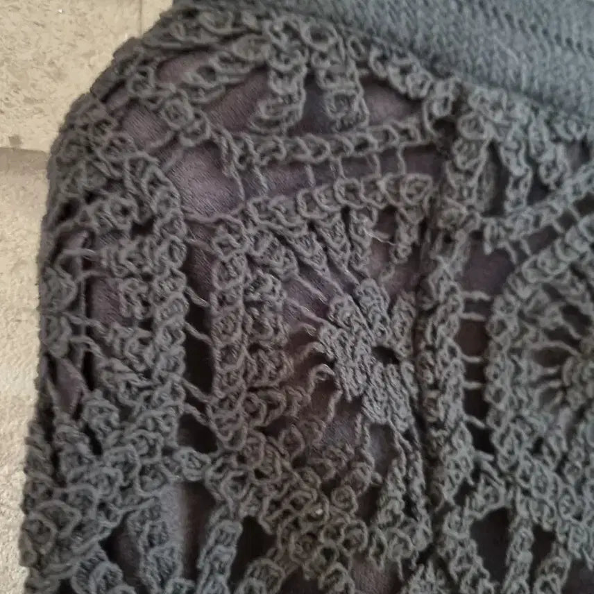 [BUNJANG] Thom Greyhound Knit Long Skirt / 톰그레이하운드 진그레이 뜨개 롱스커트