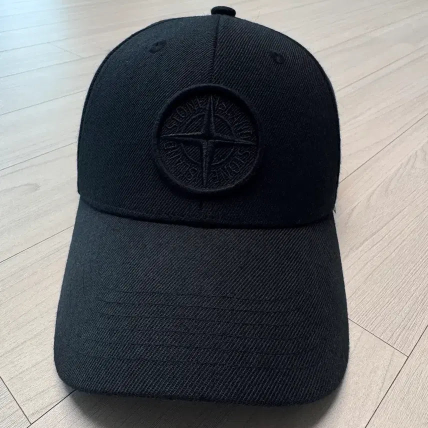 [BUNJANG] Stone Island Cap Black (Used - Like New) / 스톤아일랜드 모자 블랙(1번착용)새제품급