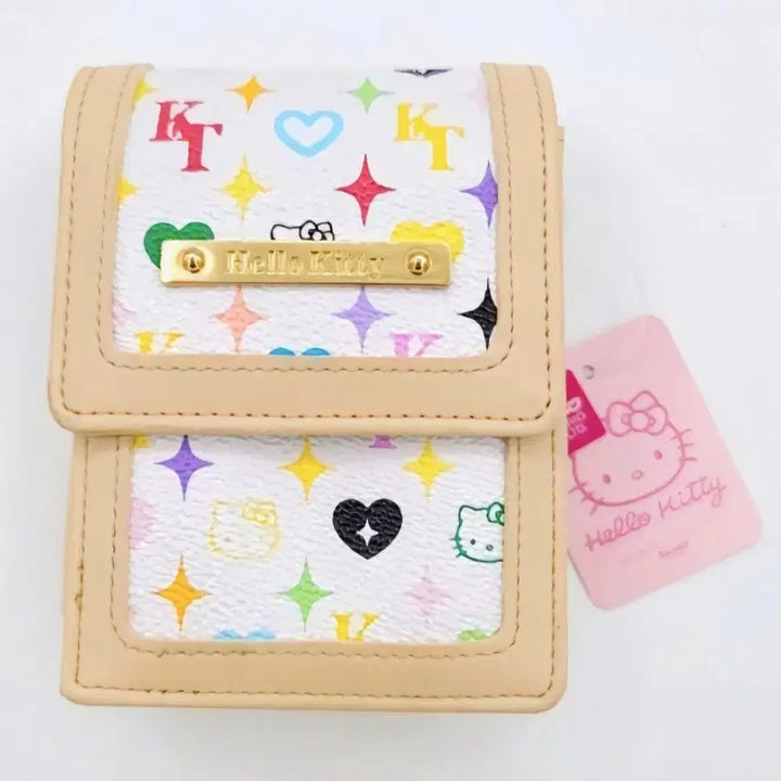[BUNJANG] Kitty Oblique Monogram Glaru Kitty Pouch Wallet / 키티 오블리크, 키티 모노그램 , 갸루 키티, 키티 파우치, 키티 지갑