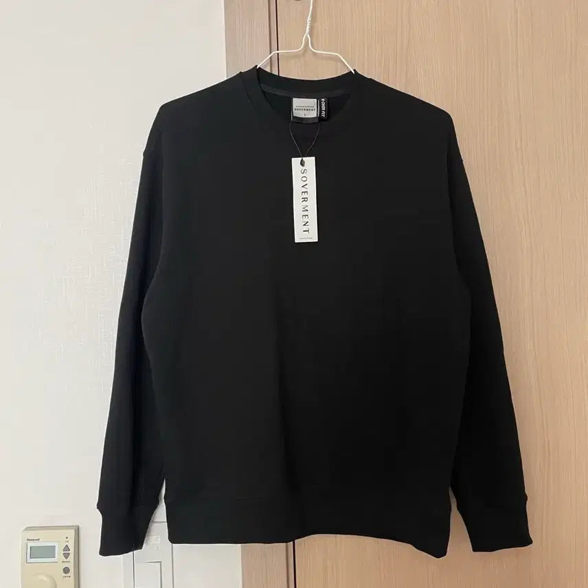 [BUNJANG] SoVMENT Basic Black Sweatshirt / 새상품) 소버먼트 맨투맨