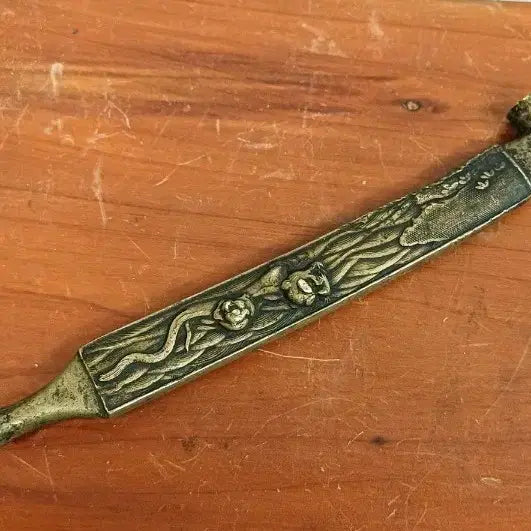 [BUNJANG] Antique Brass Gombangdae / 골동품 황동(신주) 곰방대