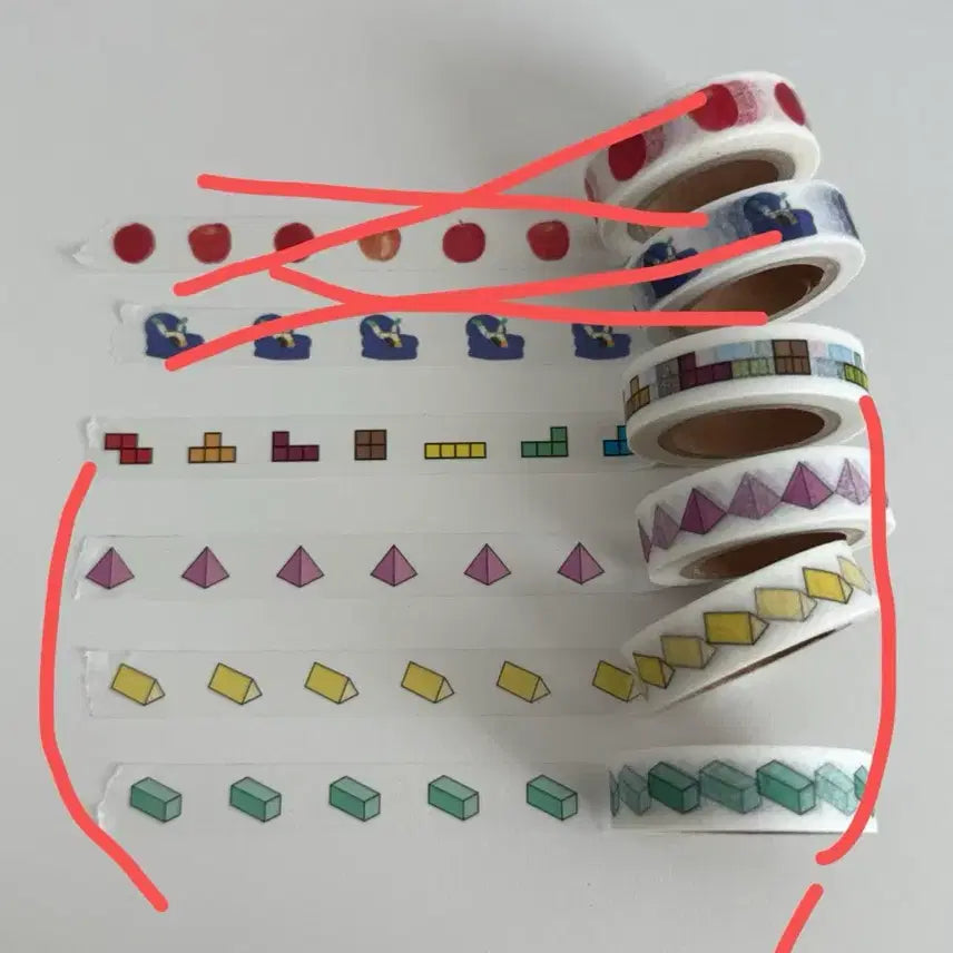 [BUNJANG] All-Right Masking Tape Bundle Set / 올라이트 마스킹테이프 4종 일괄판매