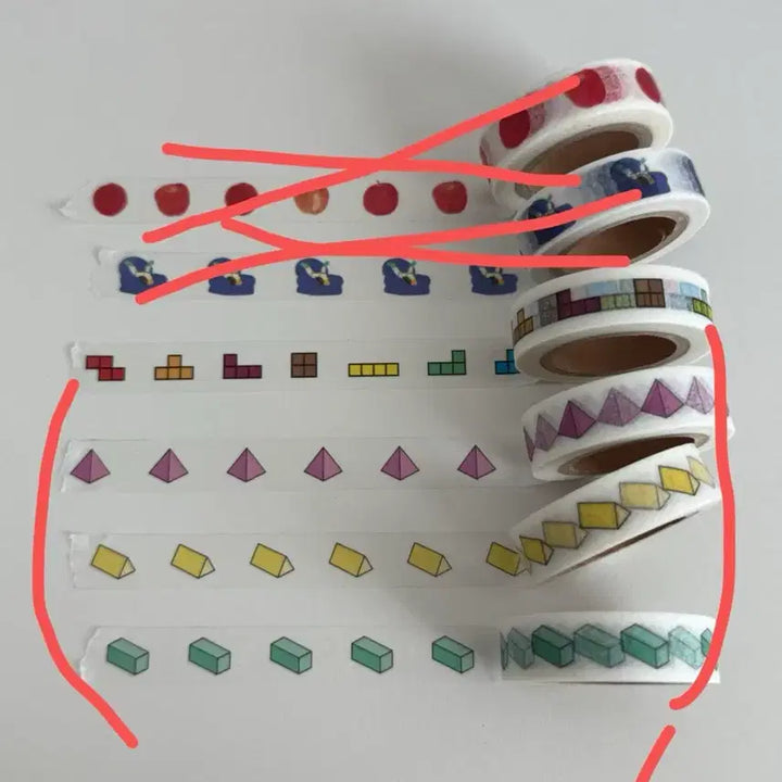 [BUNJANG] All-Right Masking Tape Bundle Set / 올라이트 마스킹테이프 4종 일괄판매