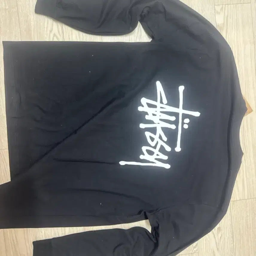 [BUNJANG] Stussy Black Long Sleeve Shirt / 스투시 블랙 롱슬리브