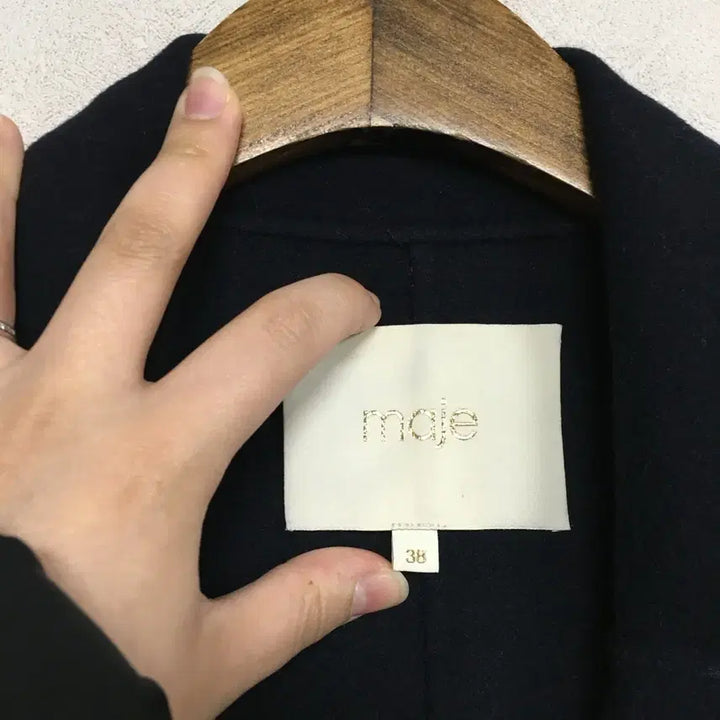 [BUNJANG] MAJE Belted Handmade Coat / MAJE 마쥬 핸드메이드 벨티드 코트 38