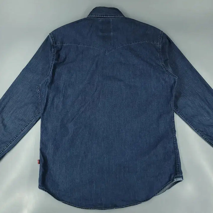 [BUNJANG] Levi's Denim Shirt / 리바이스 진청워싱 더블포켓 청 데님 남방 셔츠 M