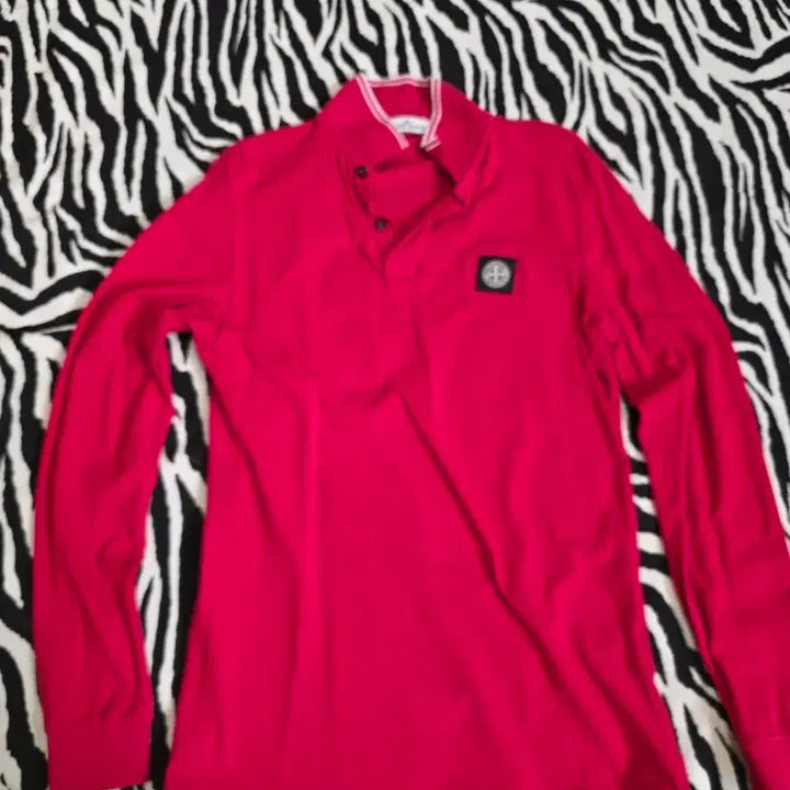 [BUNJANG] Stone Island Junior Long Sleeve Polo Shirt / 스톤아일랜드 주니어 긴팔카라티