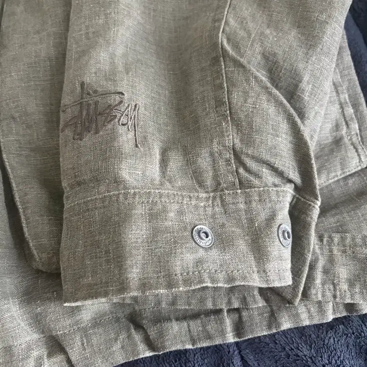 [BUNJANG] Stussy Waxed Linen Short Parka Jacket / 스투시 자켓