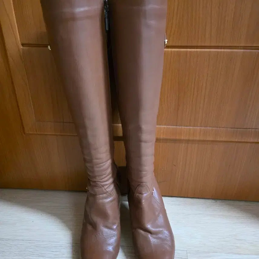 [BUNJANG] MISOPE Leather Long Boots (235mm) / 미소페(MISOPE) 가죽 롱부츠(235mm)