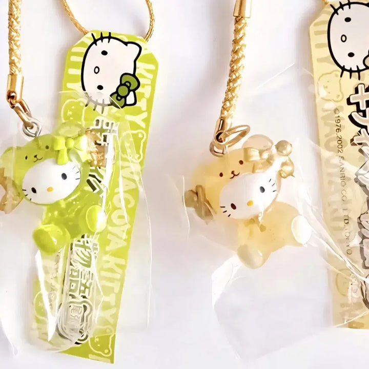 [BUNJANG] Kitty Teddy Bear Nagoya Strap / 테디베어 키티, 곰 키티스트랩, 나고야 키티스트랩