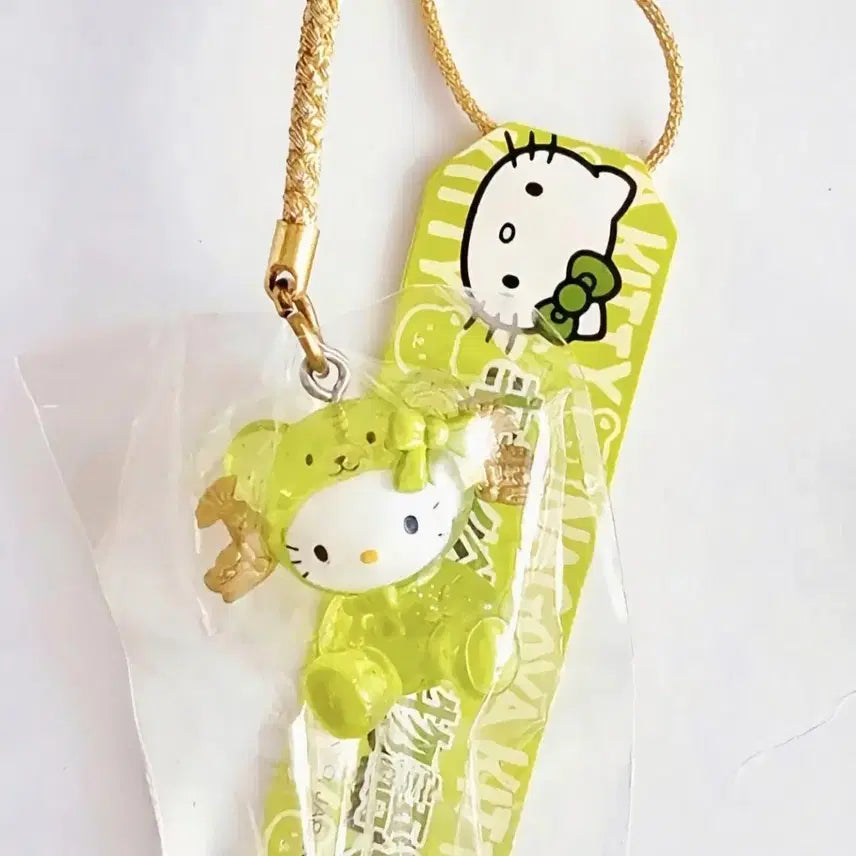 [BUNJANG] Kitty Teddy Bear Nagoya Strap / 테디베어 키티, 곰 키티스트랩, 나고야 키티스트랩