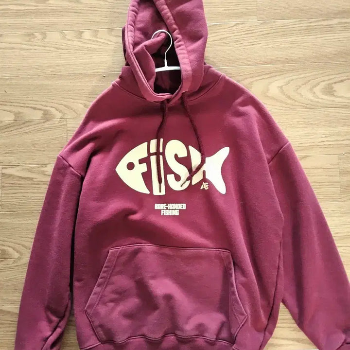 [BUNJANG] Alvin Clo Fish Oversized Hoodie / 앨빈클로 피쉬 오버핏 후드티