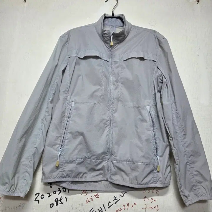 [BUNJANG] Gray Men's Windbreaker Jacket / 회색 남성용 바람막이 자켓