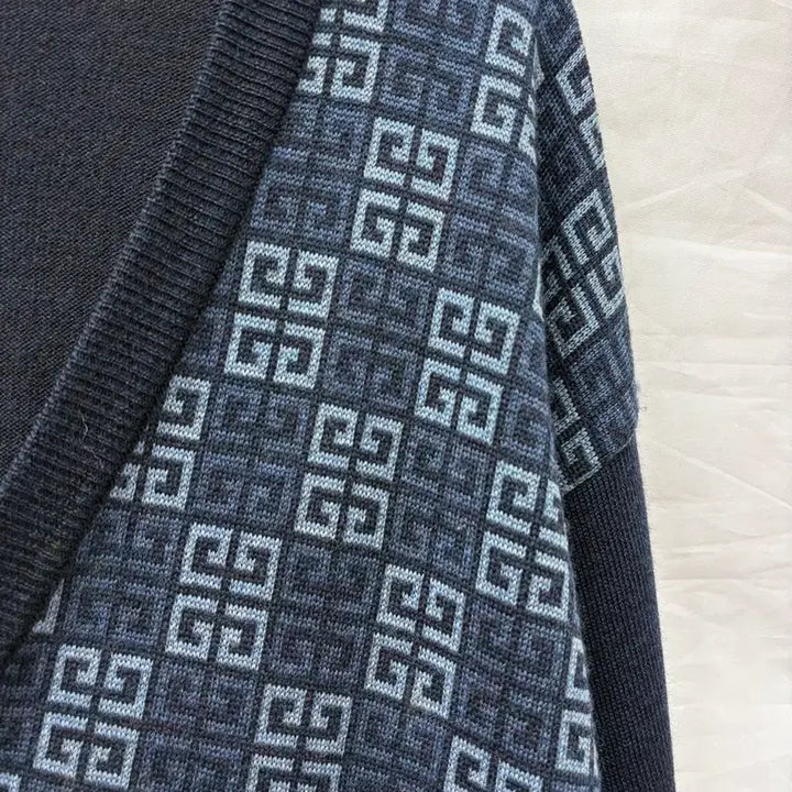 [BUNJANG] Givenchy Men's Pattern Cardigan / 지방시 남성 패턴 가디건 네이비 100사이즈(정품)