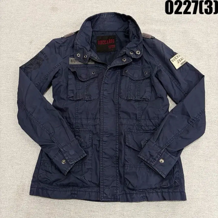 [BUNJANG] S Buckaroo Navy Parka Jacket / S 버커루 네이비 야상 자켓 0227(3)