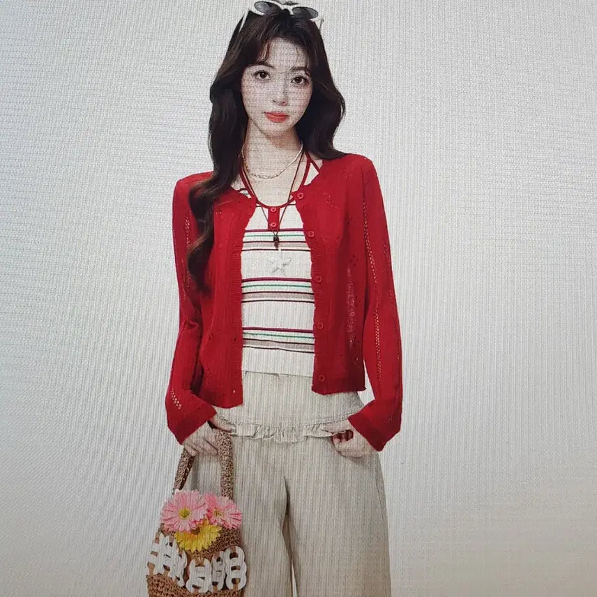 [BUNJANG] Striped Halter Neck Top / (해외배송) 스트라이프 홀터넥 탑